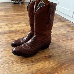 Ariat Ostrich boots size 9 D